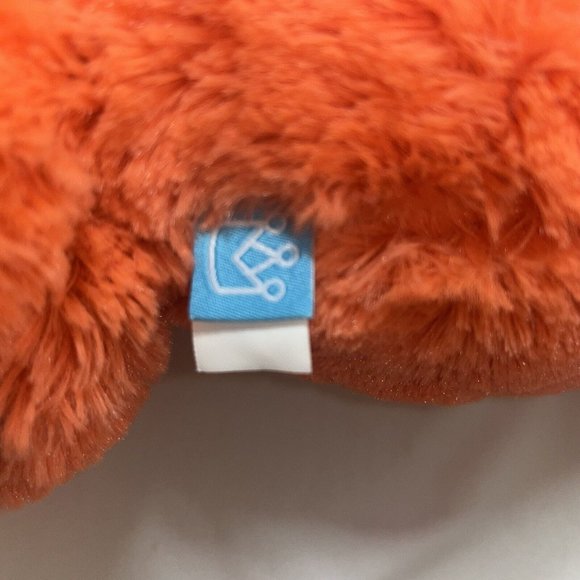 Manhattan Toy Co  Octopus Aqua Blue Coral Orange Tentacles Very Soft Clean Plush - Picture 10 of 15